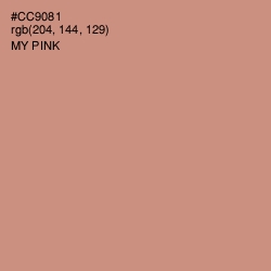 #CC9081 - My Pink Color Image
